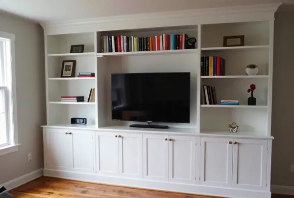 Custom built-in storage cabinetry in Arab, AL