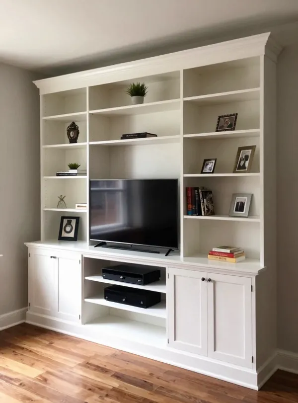 Living - Built-in - White Oak