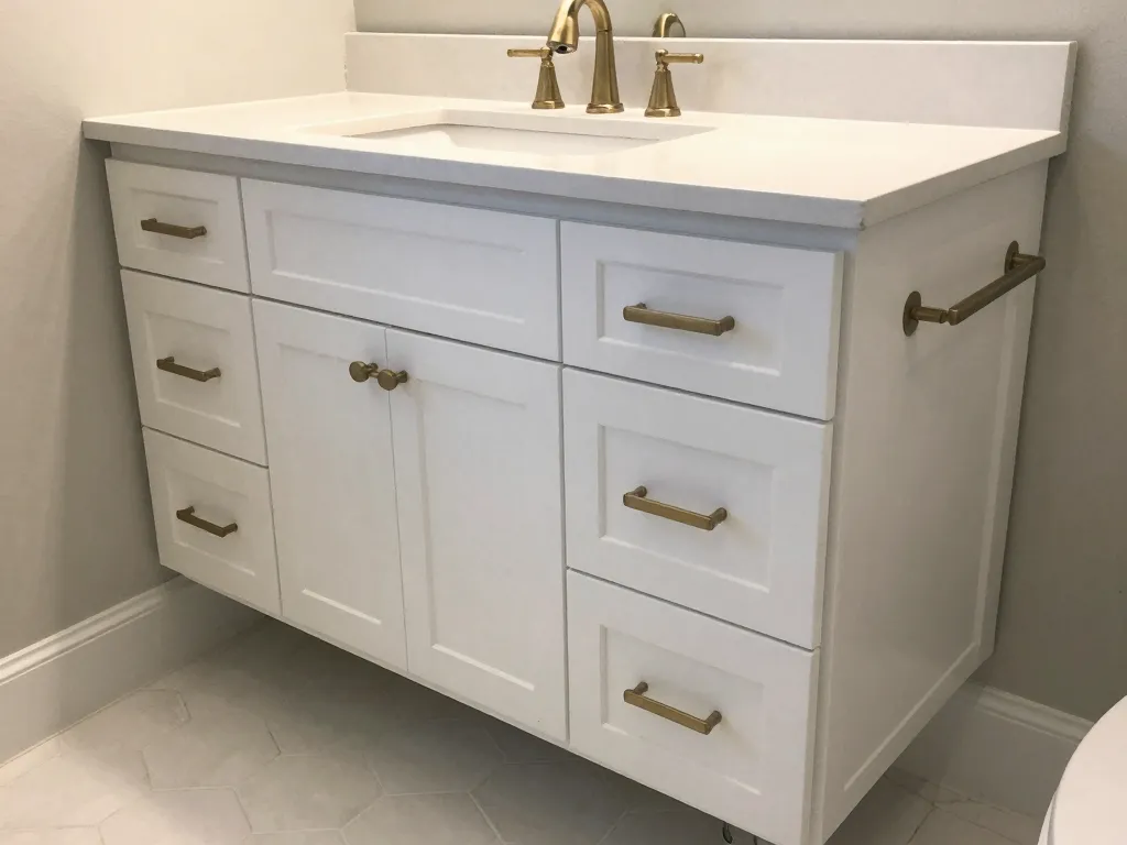 Custom bathroom cabinets in Decatur, AL