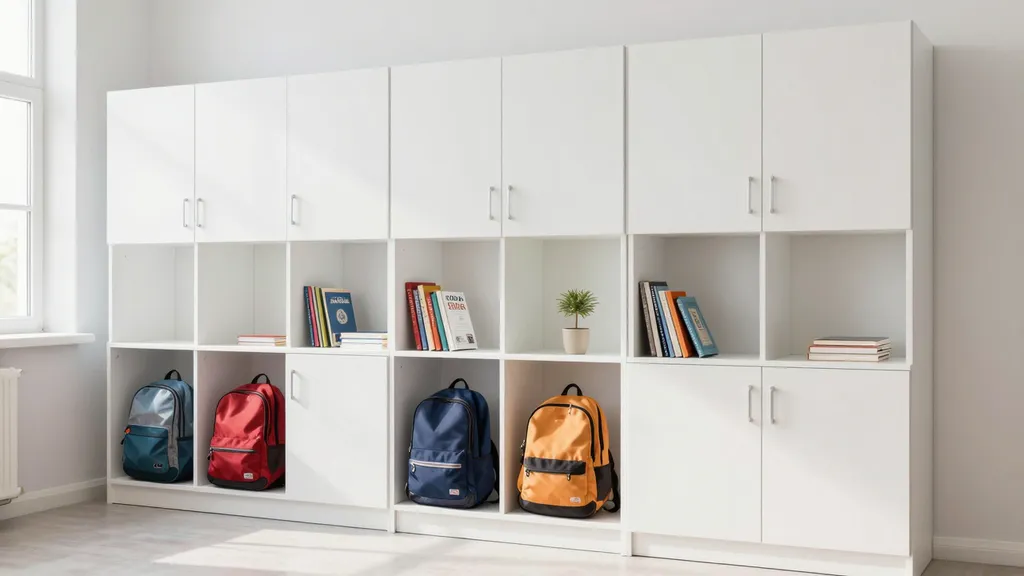 Educational facility classroom cabinet and library shelving construction details