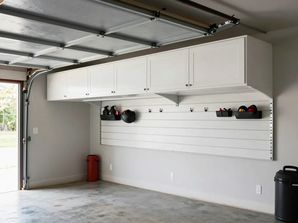 Heavy-duty custom garage cabinet construction in Decatur, AL