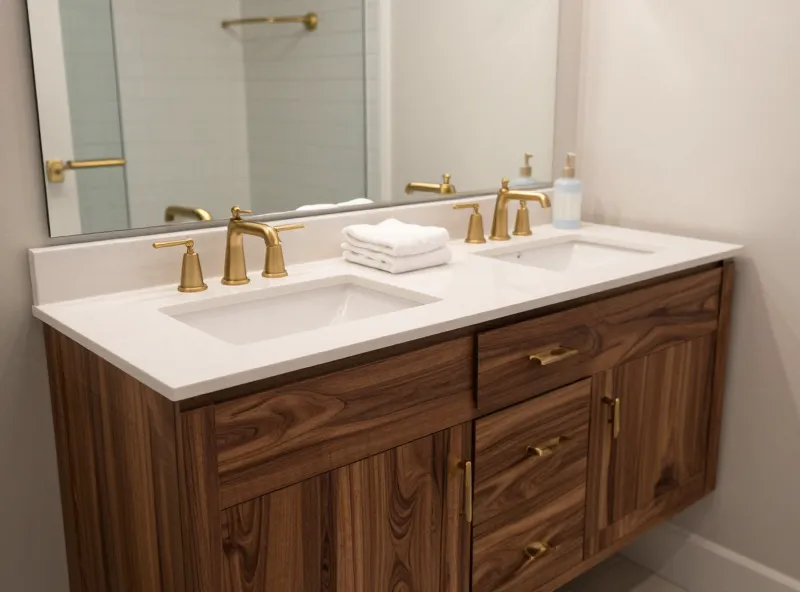 Custom bathroom vanity cabinets in Decatur Alabama